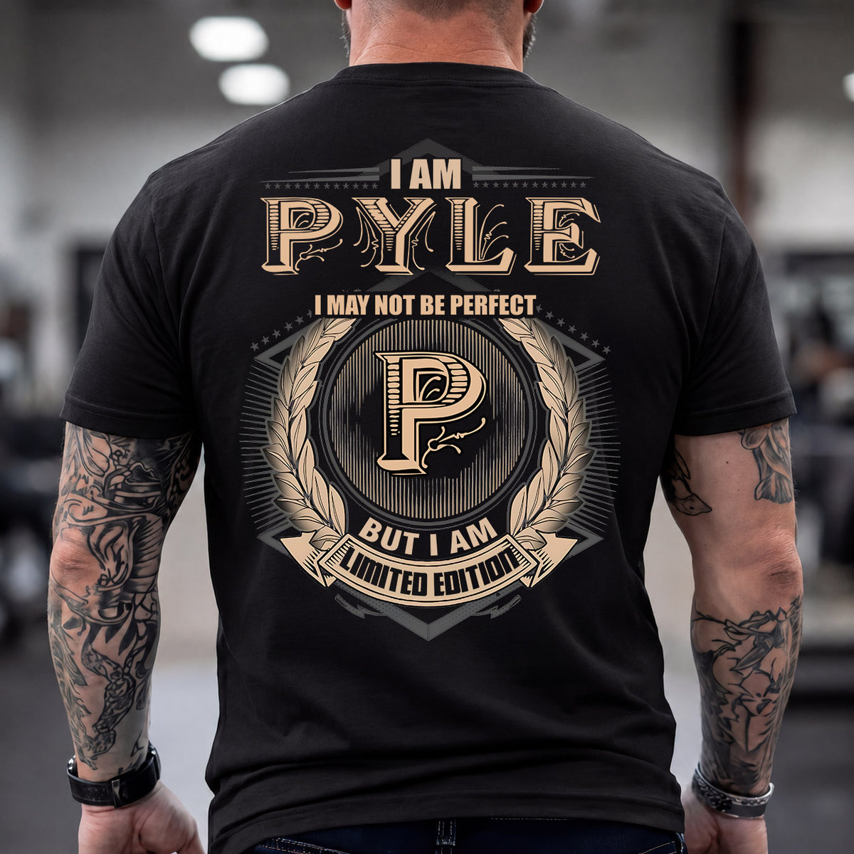 PYLE 2K-101–Personalized Name Quote Apparel “I Am NAME May Not Be Perfect But I Am Limited Edition”
