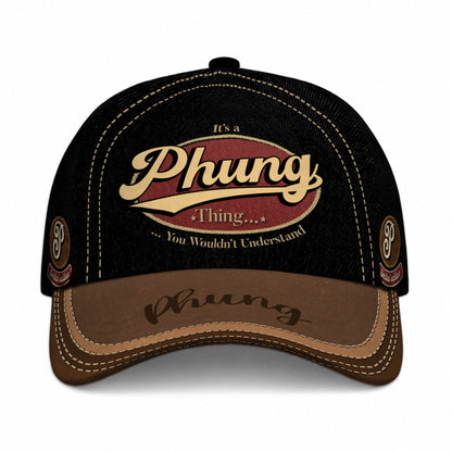 PHUNG  TC06 HH79 Personalized Distressed Baseball Cap, Custom Retro Trucker Hat, Statement Dad Cap