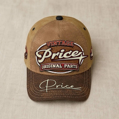 PRICE TC02 HH79  Personalized Name Baseball Cap, Vintage Retro Hat, Custom Gift for Him & Her