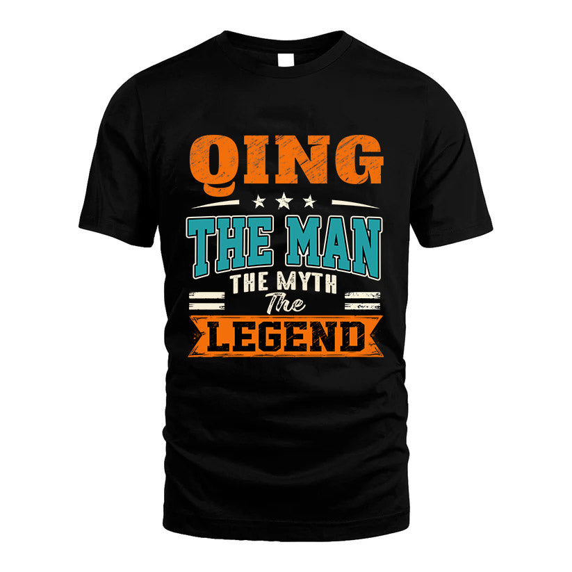 QING HH F007 The Man The Myth The Legend Personalized Shirt – Gift for Men