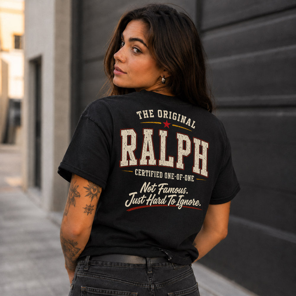 RALPH W65-F6-168 – Personalized Original Issue Apparel “The Original NAME Certified One-of-One"