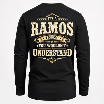 RAMOS HH-F003–Personalized Name Quote Apparel “It’s an NAME Thing You Wouldn’t Understand”