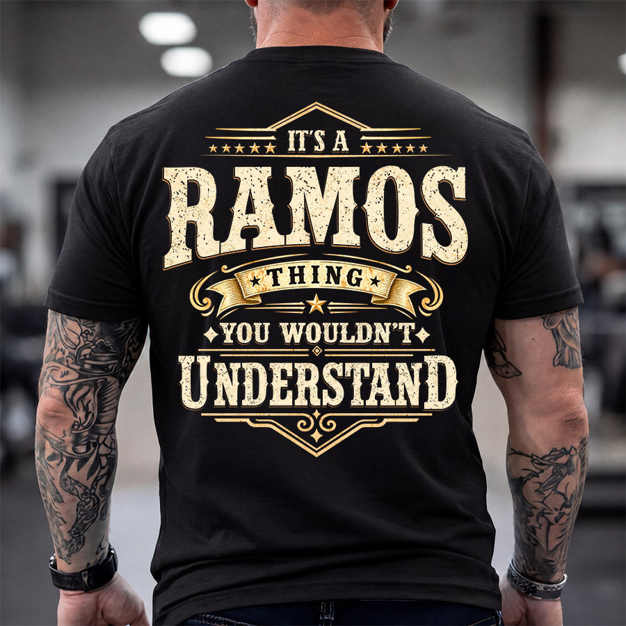 RAMOS HH-F003–Personalized Name Quote Apparel “It’s an NAME Thing You Wouldn’t Understand”