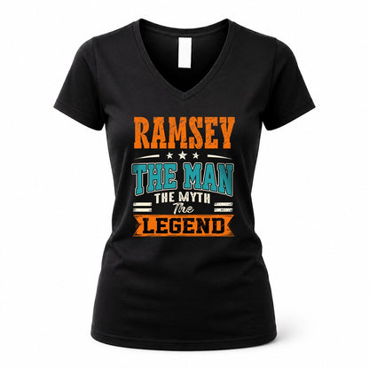 RAMSEY HH F007 The Man The Myth The Legend Personalized Shirt – Gift for Men