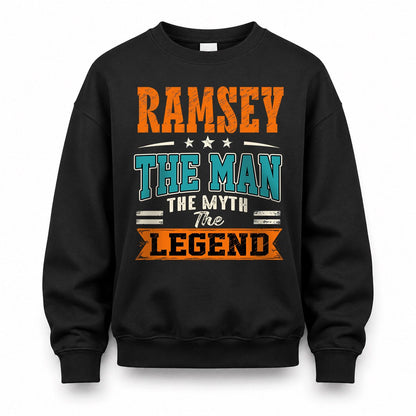 RAMSEY HH F007 The Man The Myth The Legend Personalized Shirt – Gift for Men