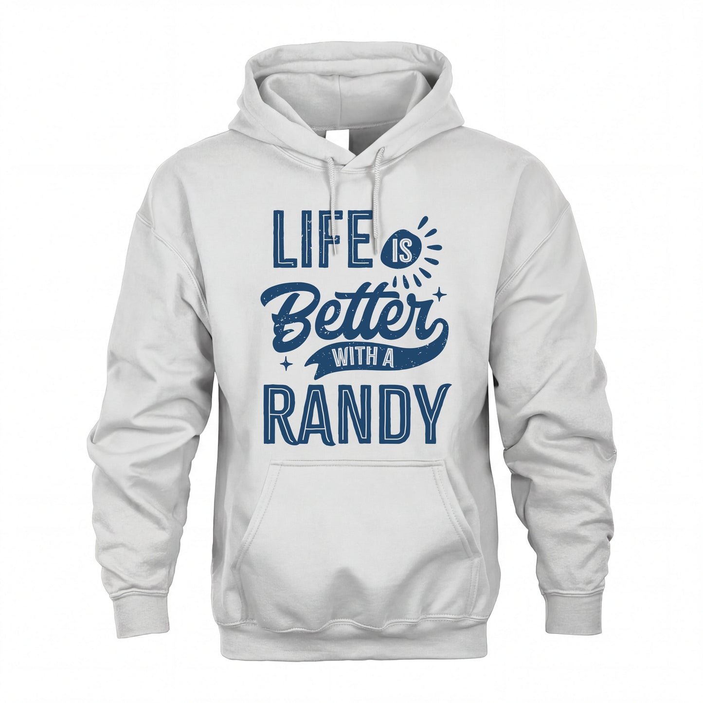 RANDY HH88-K2–Personalized Name Quote T-Shirt Life Is Better With Unisex Gift