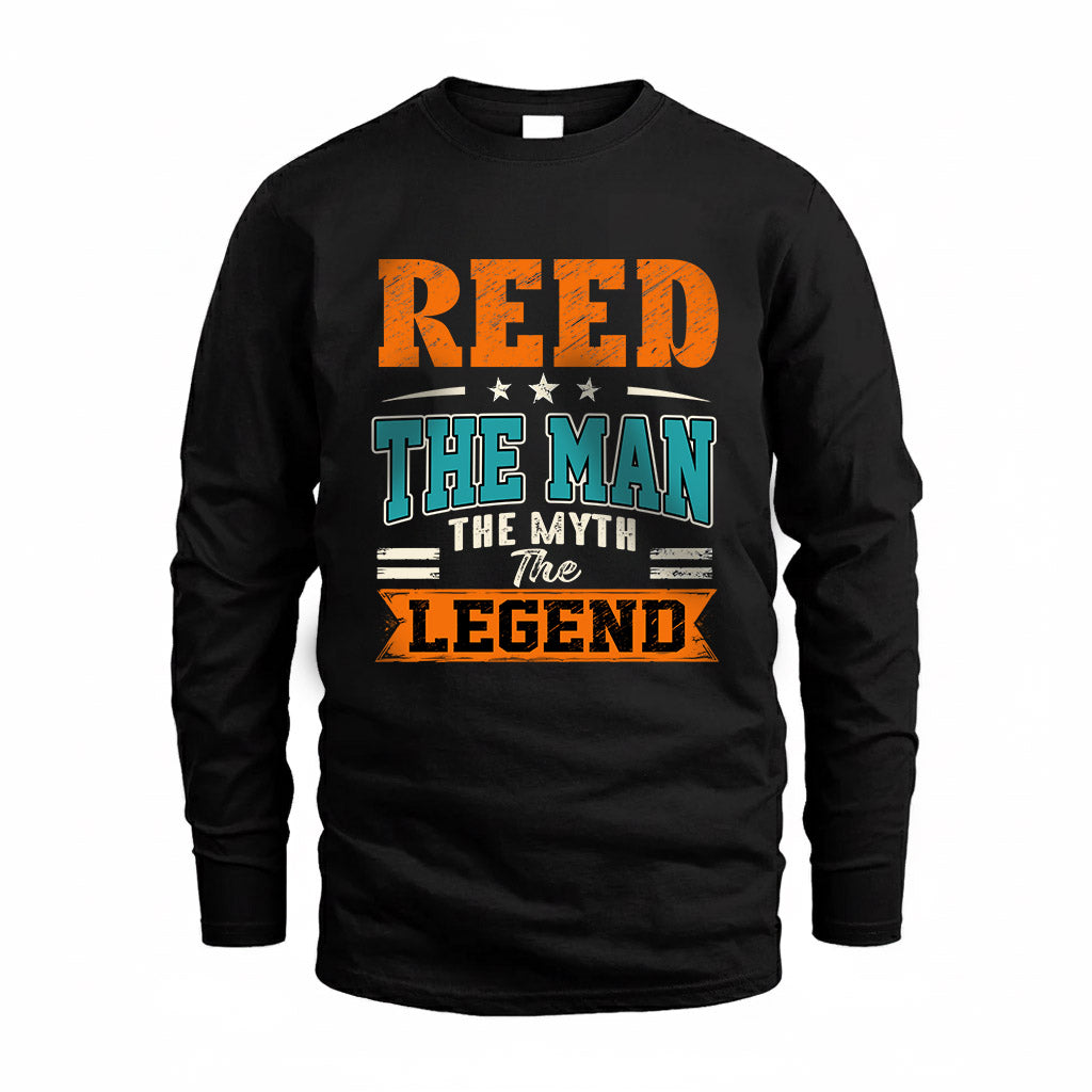 REED HH F007 The Man The Myth The Legend Personalized Shirt – Gift for Men