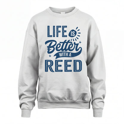 REED HH88-K2–Personalized Name Quote T-Shirt Life Is Better With Unisex Gift