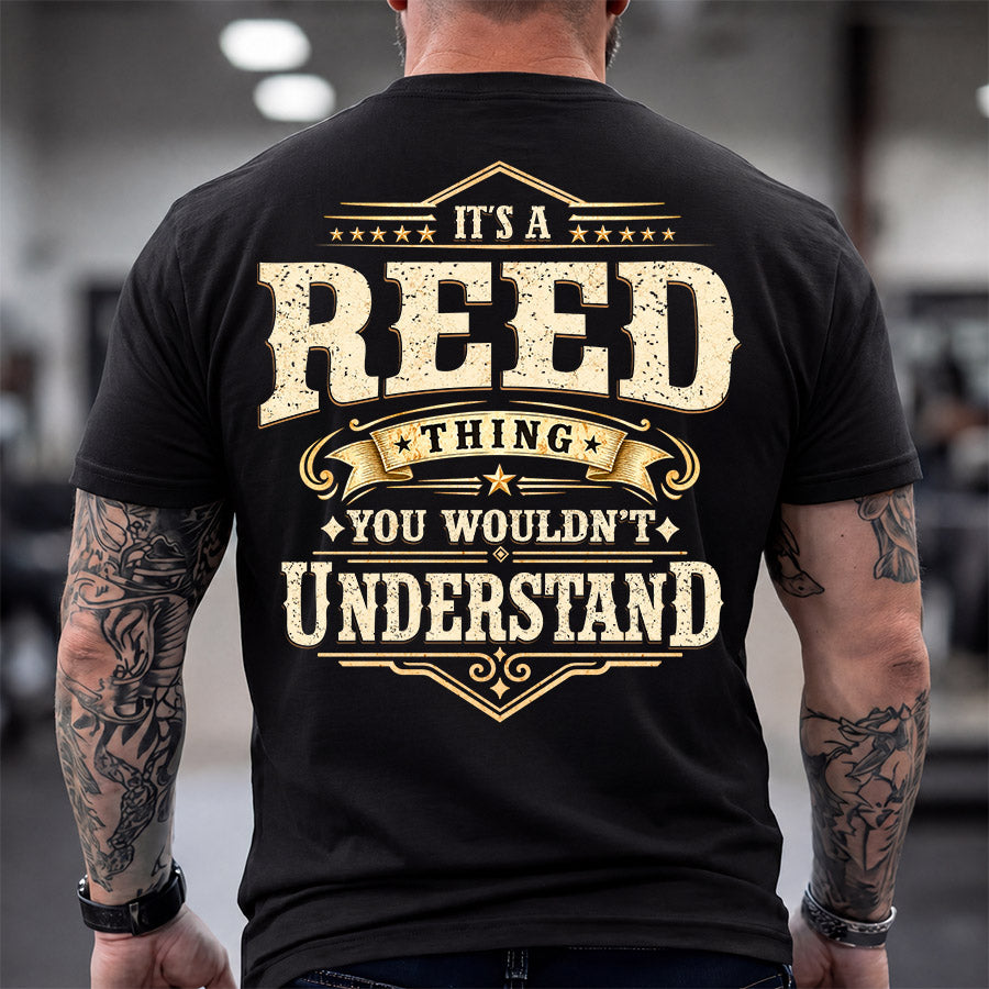 REED HH-F003–Personalized Name Quote Apparel “It’s an NAME Thing You Wouldn’t Understand”
