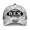 REX TC01 HH79 Team Your Name Hat, Personalized Camo Baseball Cap, Custom Family Gift, Gift for Him Her