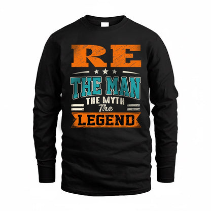 RE HH F007 The Man The Myth The Legend Personalized Shirt – Gift for Men