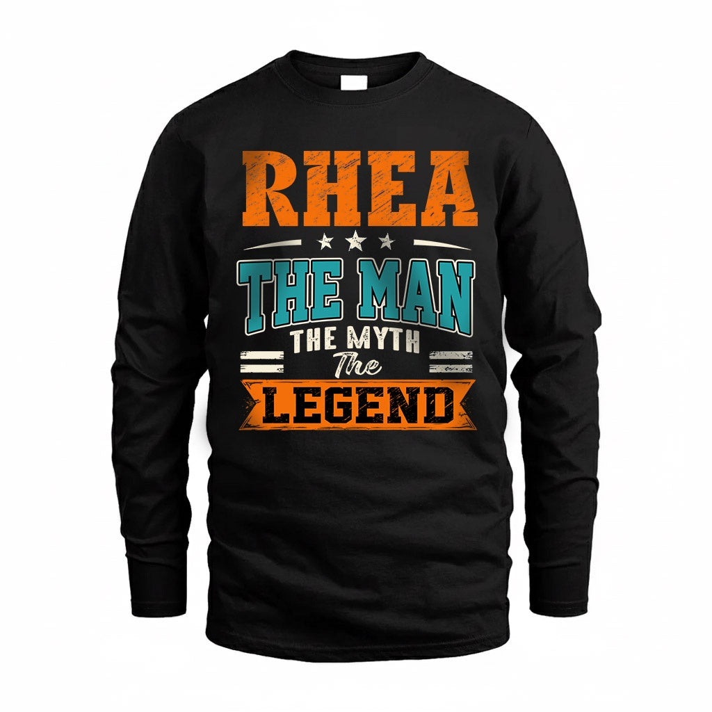 RHEA HH F007 The Man The Myth The Legend Personalized Shirt – Gift for Men