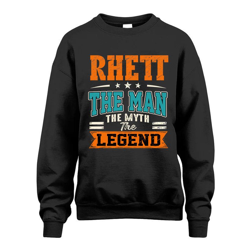 RHETT HH F007 The Man The Myth The Legend Personalized Shirt – Gift for Men