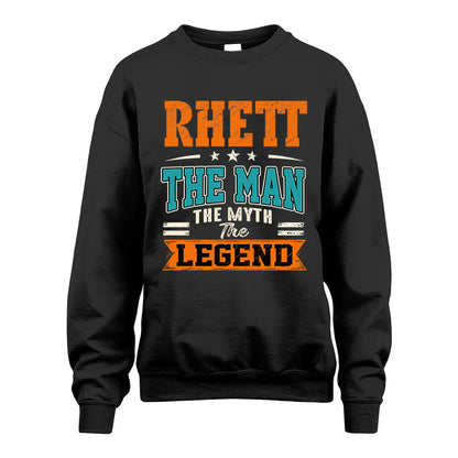 RHETT HH F007 The Man The Myth The Legend Personalized Shirt – Gift for Men