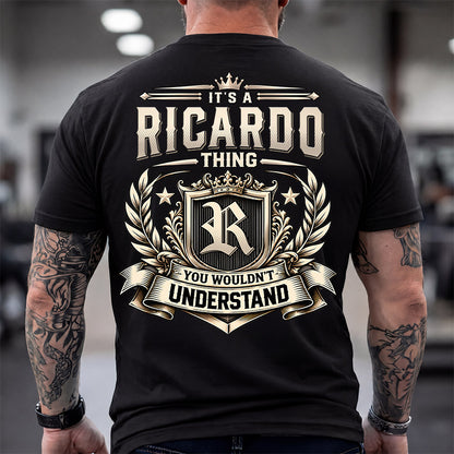 RICARDO HH-F006 Thing Personalized Name T Shirt – You Wouldn’t Understand