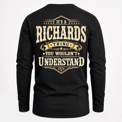 RICHARDS HH-F003–Personalized Name Quote Apparel “It’s an NAME Thing You Wouldn’t Understand”