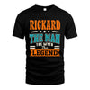 RICKARD HH F007 The Man The Myth The Legend Personalized Shirt – Gift for Men