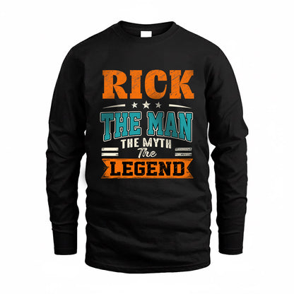 RICK HH F007 The Man The Myth The Legend Personalized Shirt – Gift for Men