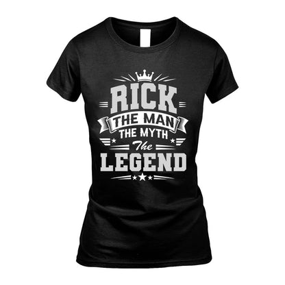 RICK HH F004 The Man The Myth The Legend Personalized Shirt – Gift for Men
