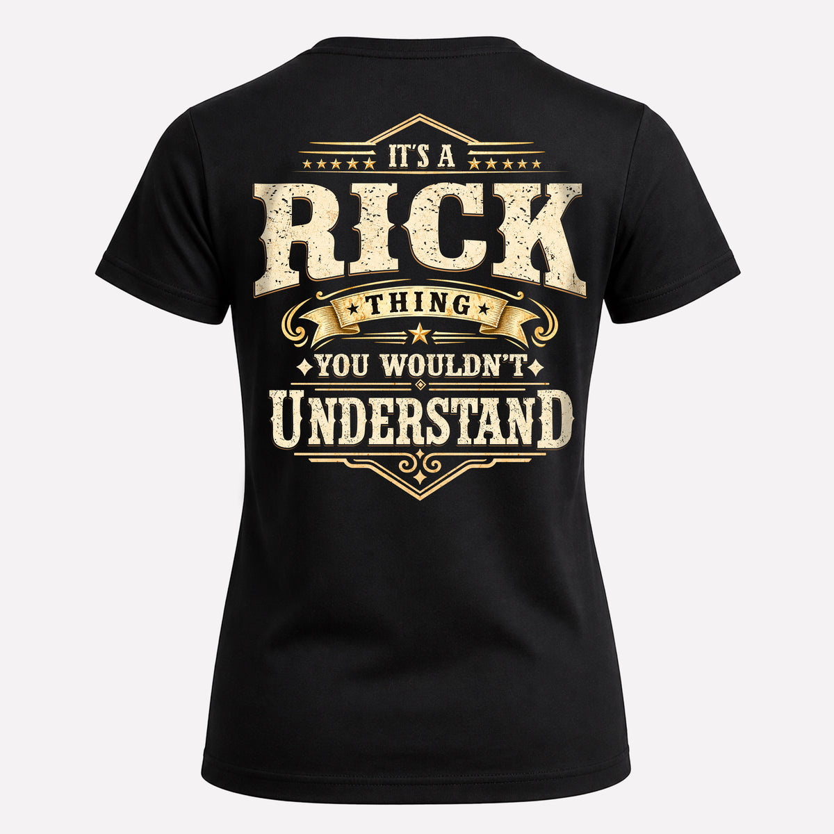 RICK HH-F003–Personalized Name Quote Apparel “It’s an NAME Thing You Wouldn’t Understand”