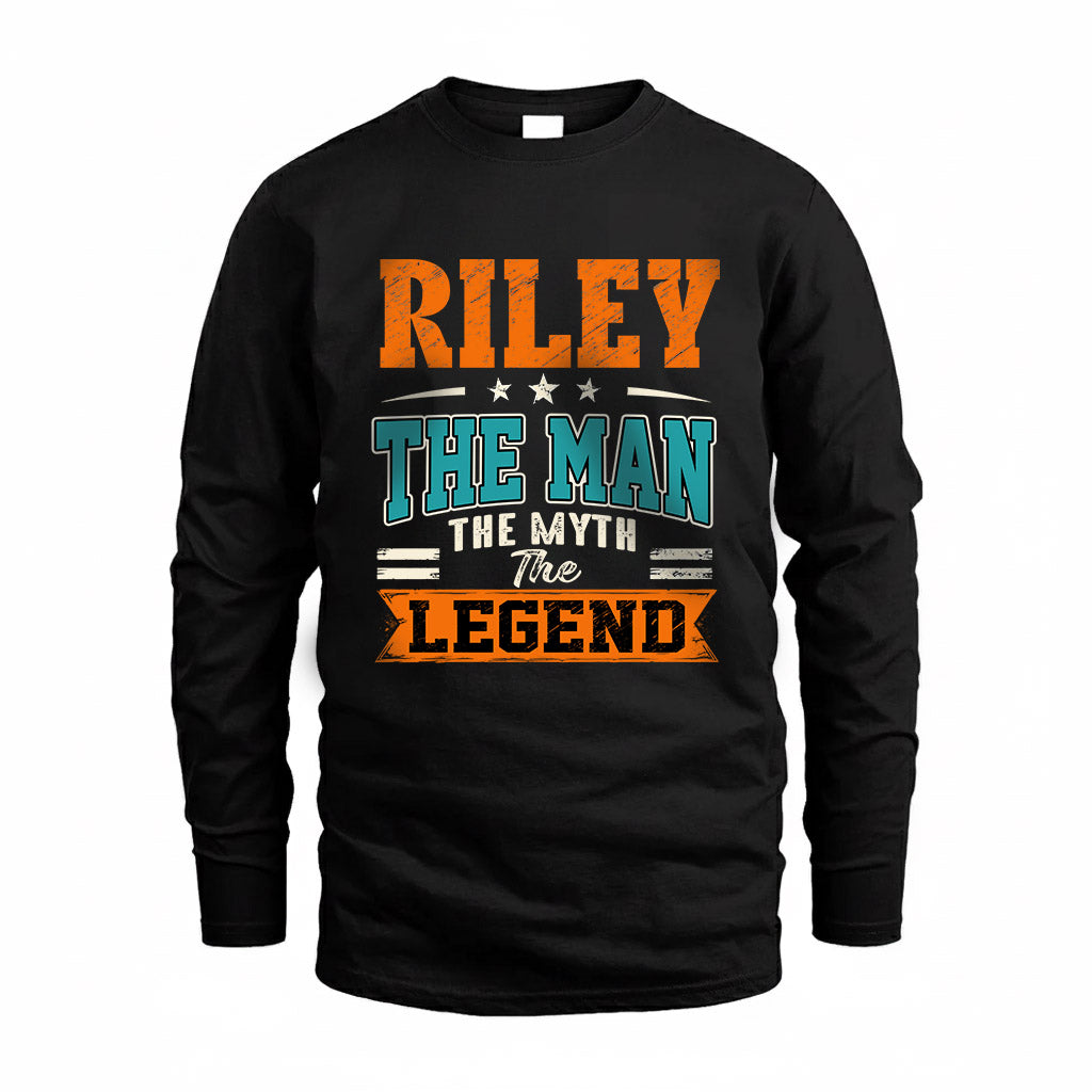 RILEY HH F007 The Man The Myth The Legend Personalized Shirt – Gift for Men