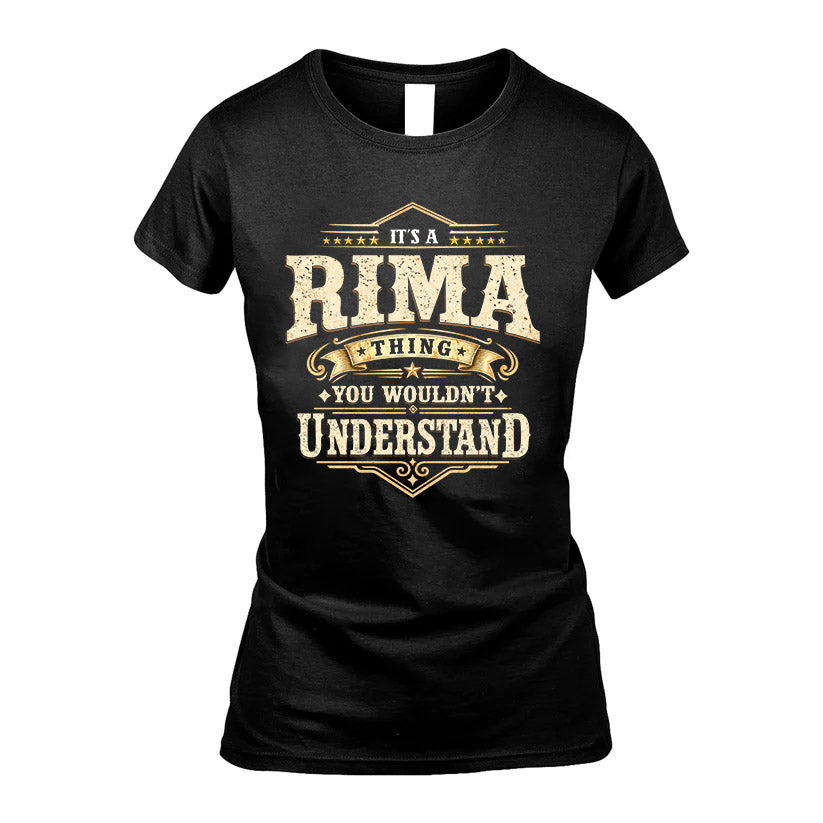 RIMA HH-F009–Personalized Name Quote Apparel “It’s an NAME Thing You Wouldn’t Understand”