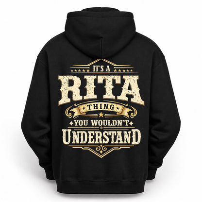 RITA HH-F003–Personalized Name Quote Apparel “It’s an NAME Thing You Wouldn’t Understand”