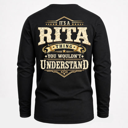 RITA HH-F003–Personalized Name Quote Apparel “It’s an NAME Thing You Wouldn’t Understand”