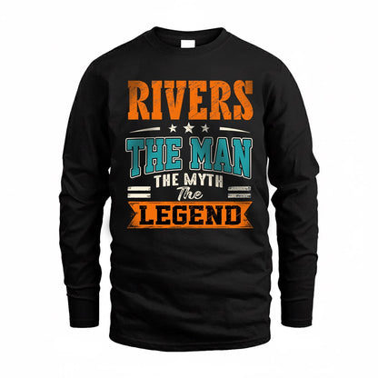 RIVERS HH F007 The Man The Myth The Legend Personalized Shirt – Gift for Men