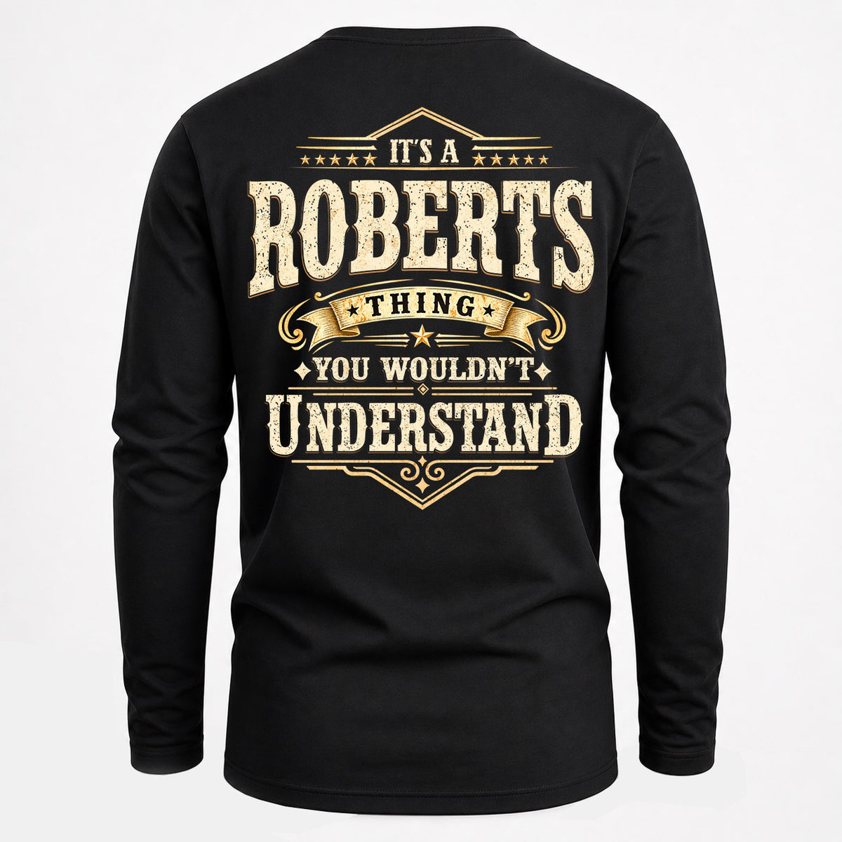 ROBERTS HH-F003–Personalized Name Quote Apparel “It’s an NAME Thing You Wouldn’t Understand”