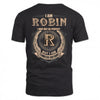 ROBIN 2K-101–Personalized Name Quote Apparel “I Am NAME May Not Be Perfect But I Am Limited Edition”