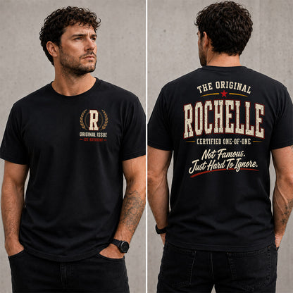 ROCHELLE W65-F6-168 – Personalized Original Issue Apparel “The Original NAME Certified One-of-One"