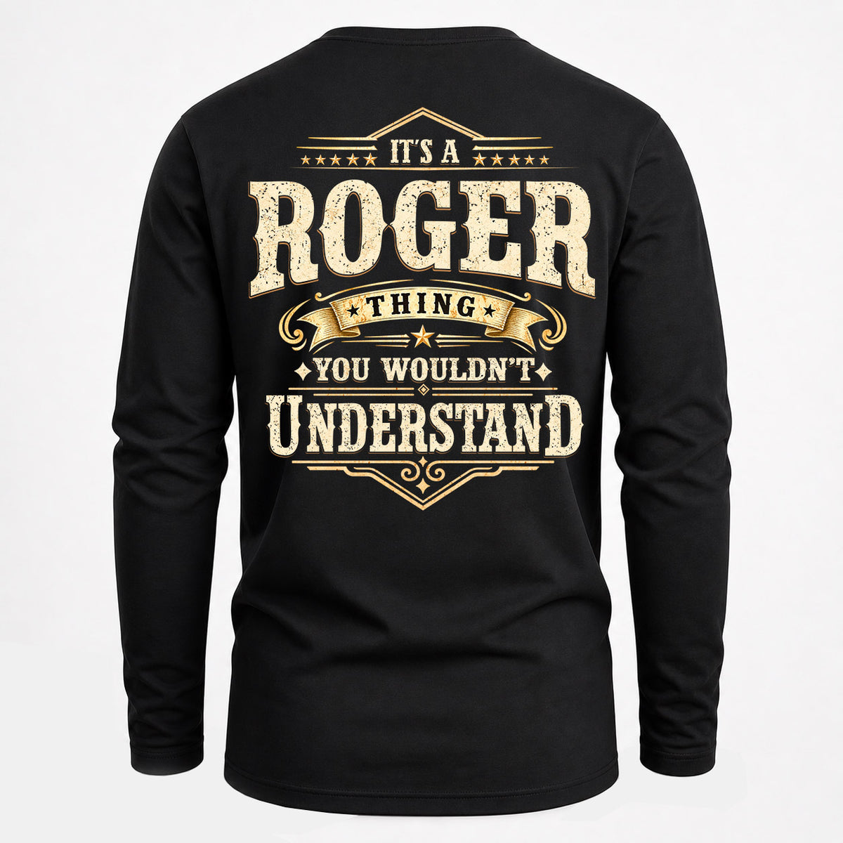 ROGER HH-F003–Personalized Name Quote Apparel “It’s an NAME Thing You Wouldn’t Understand”