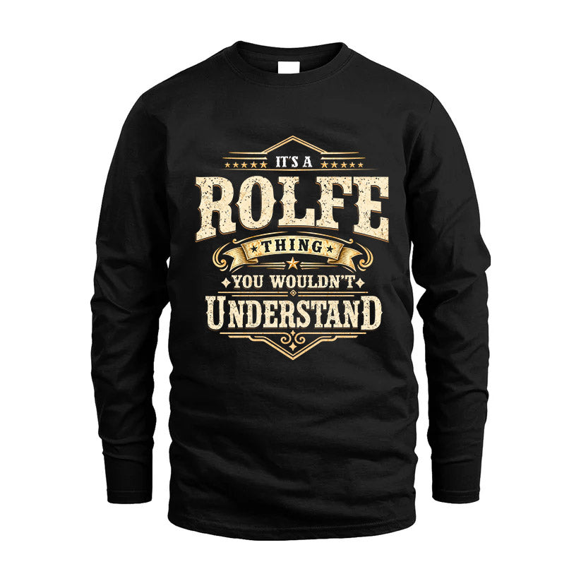 ROLFE HH-F009–Personalized Name Quote Apparel “It’s an NAME Thing You Wouldn’t Understand”