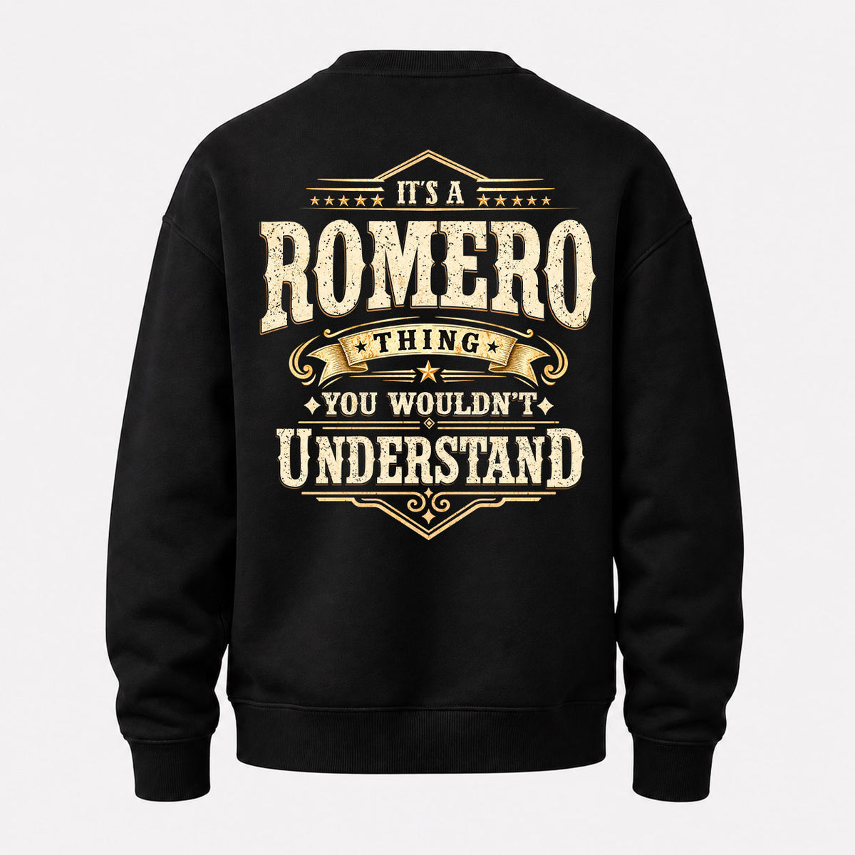 ROMERO HH-F003–Personalized Name Quote Apparel “It’s an NAME Thing You Wouldn’t Understand”