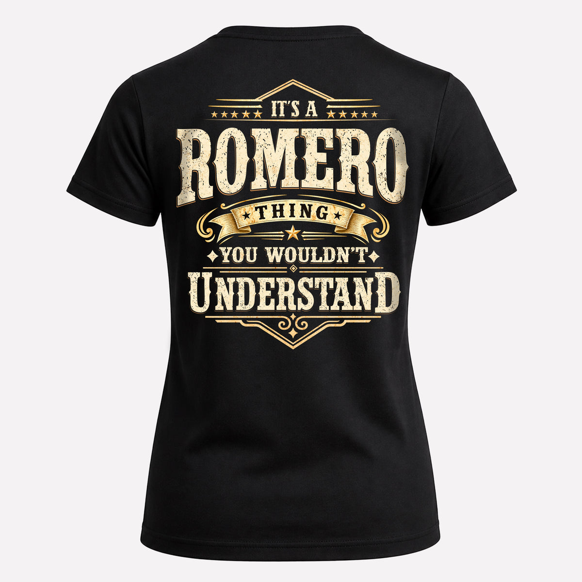 ROMERO HH-F003–Personalized Name Quote Apparel “It’s an NAME Thing You Wouldn’t Understand”