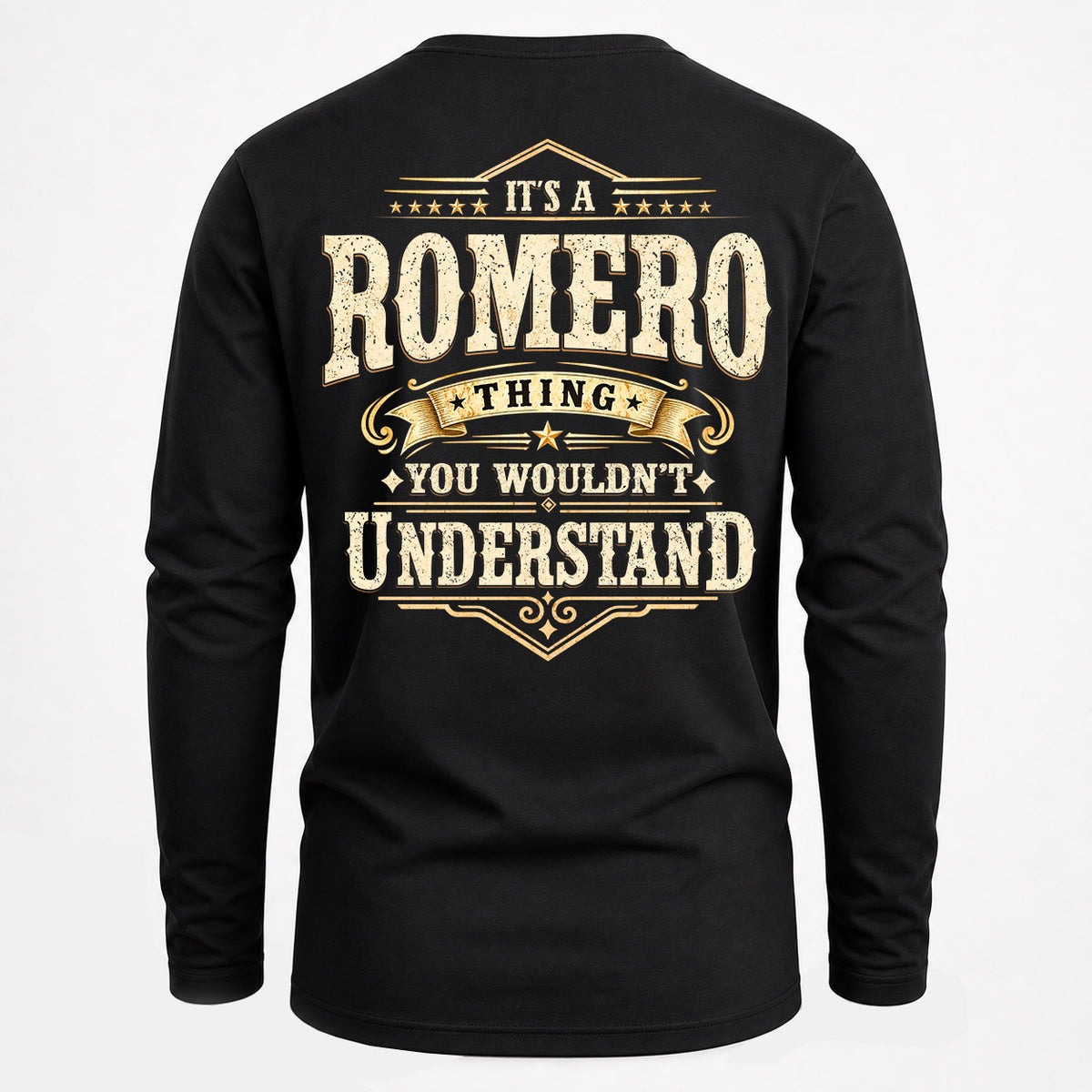ROMERO HH-F003–Personalized Name Quote Apparel “It’s an NAME Thing You Wouldn’t Understand”