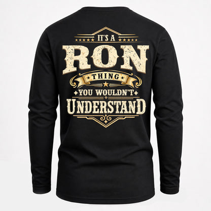 RON HH-F003–Personalized Name Quote Apparel “It’s an NAME Thing You Wouldn’t Understand”