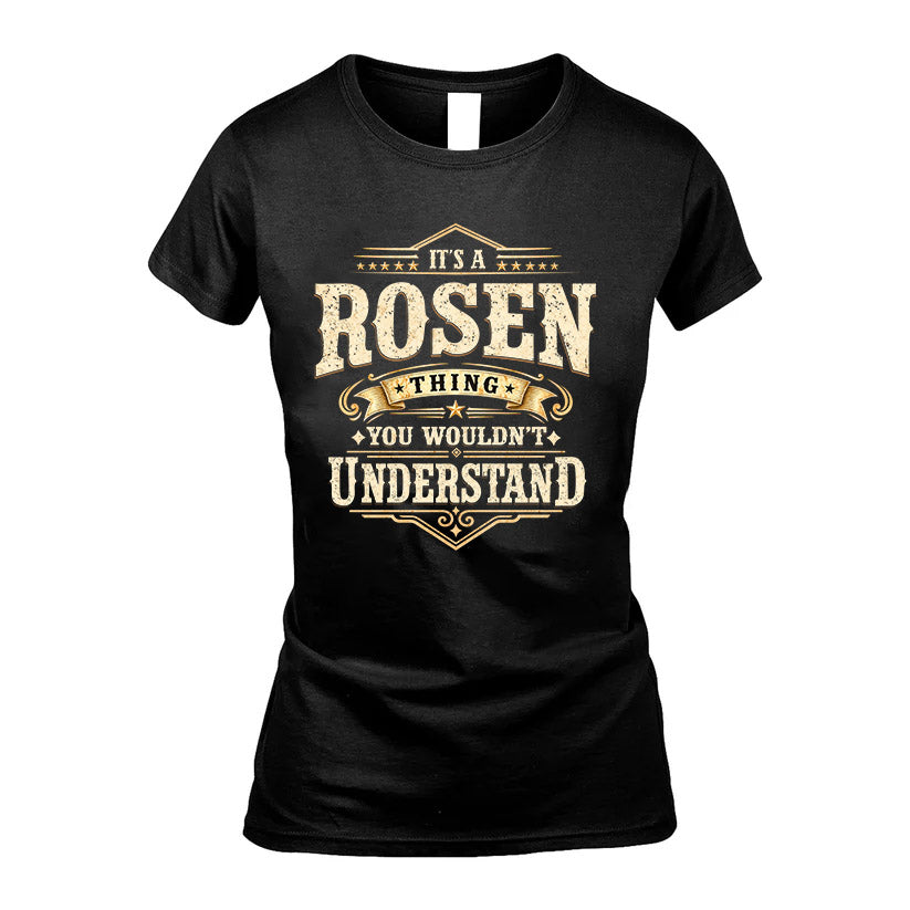 ROSEN HH-F009–Personalized Name Quote Apparel “It’s an NAME Thing You Wouldn’t Understand”