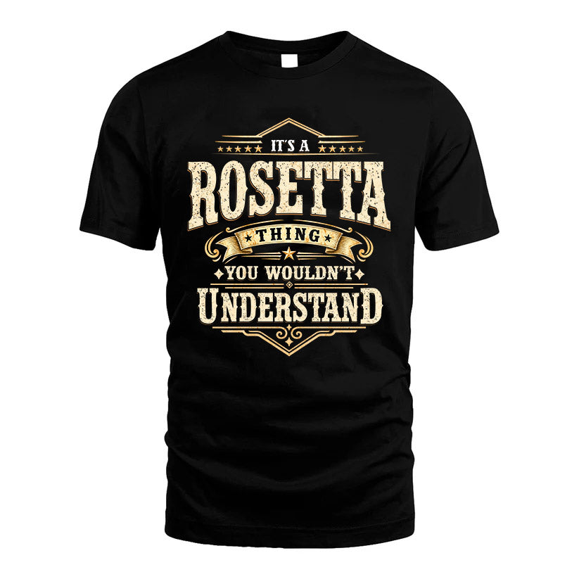 ROSETTA HH-F009–Personalized Name Quote Apparel “It’s an NAME Thing You Wouldn’t Understand”