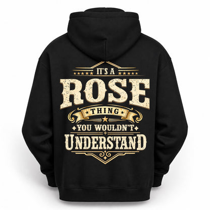 ROSE HH-F003–Personalized Name Quote Apparel “It’s an NAME Thing You Wouldn’t Understand”