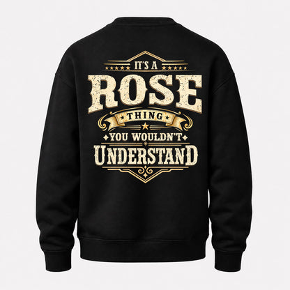ROSE HH-F003–Personalized Name Quote Apparel “It’s an NAME Thing You Wouldn’t Understand”