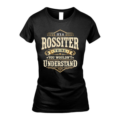 ROSSITER HH-F009–Personalized Name Quote Apparel “It’s an NAME Thing You Wouldn’t Understand”