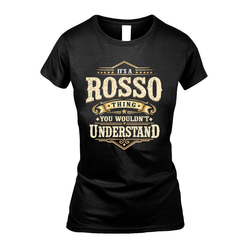 ROSSO HH-F009–Personalized Name Quote Apparel “It’s an NAME Thing You Wouldn’t Understand”