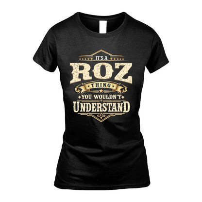 ROZ HH-F009–Personalized Name Quote Apparel “It’s an NAME Thing You Wouldn’t Understand”