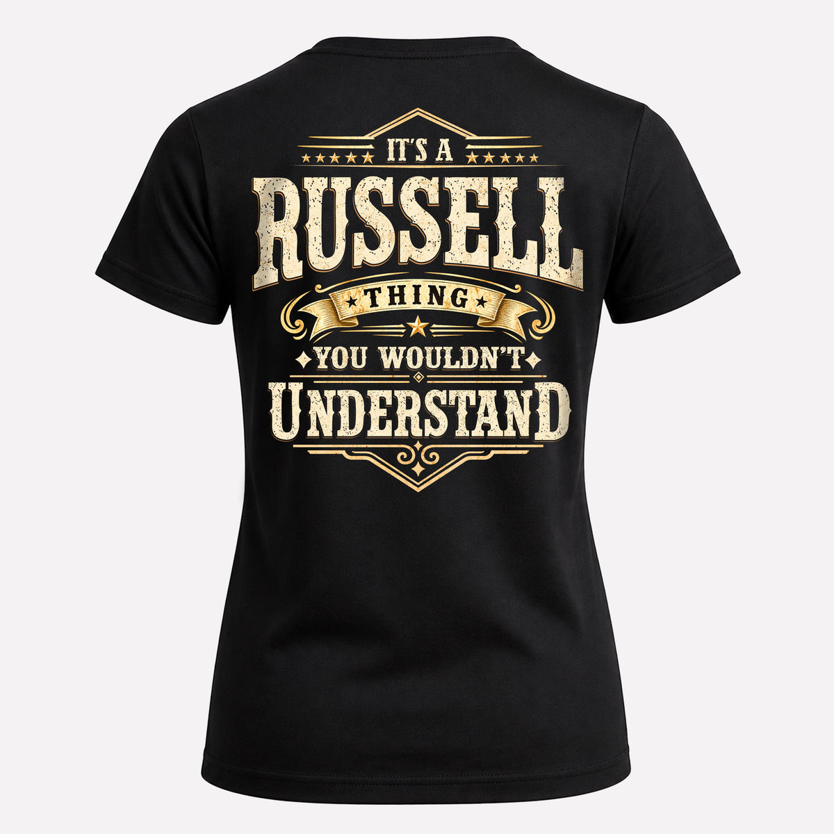 RUSSELL HH-F003–Personalized Name Quote Apparel “It’s an NAME Thing You Wouldn’t Understand”