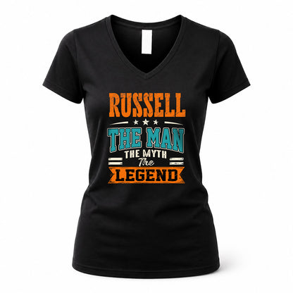 RUSSELL HH F007 The Man The Myth The Legend Personalized Shirt – Gift for Men