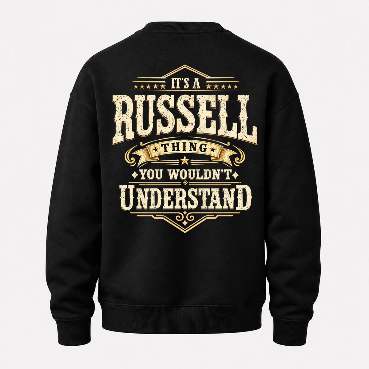 RUSSELL HH-F003–Personalized Name Quote Apparel “It’s an NAME Thing You Wouldn’t Understand”