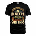 RUTH TT898-K6-229 – Personalized Funny Camping Quote Apparel “The Adventure Begins When The WiFi Ends”