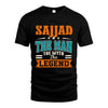 SAJJAD HH F007 The Man The Myth The Legend Personalized Shirt – Gift for Men